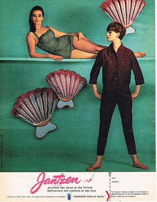 REKLAME WERBUNG 044 1961 JANTZEN Schlafanzug Nachtwäsche