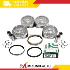 Pistons w/ Rings fit 99-05 Subaru Forester Impreza Legacy 2.5L 16v SOHC EJ25