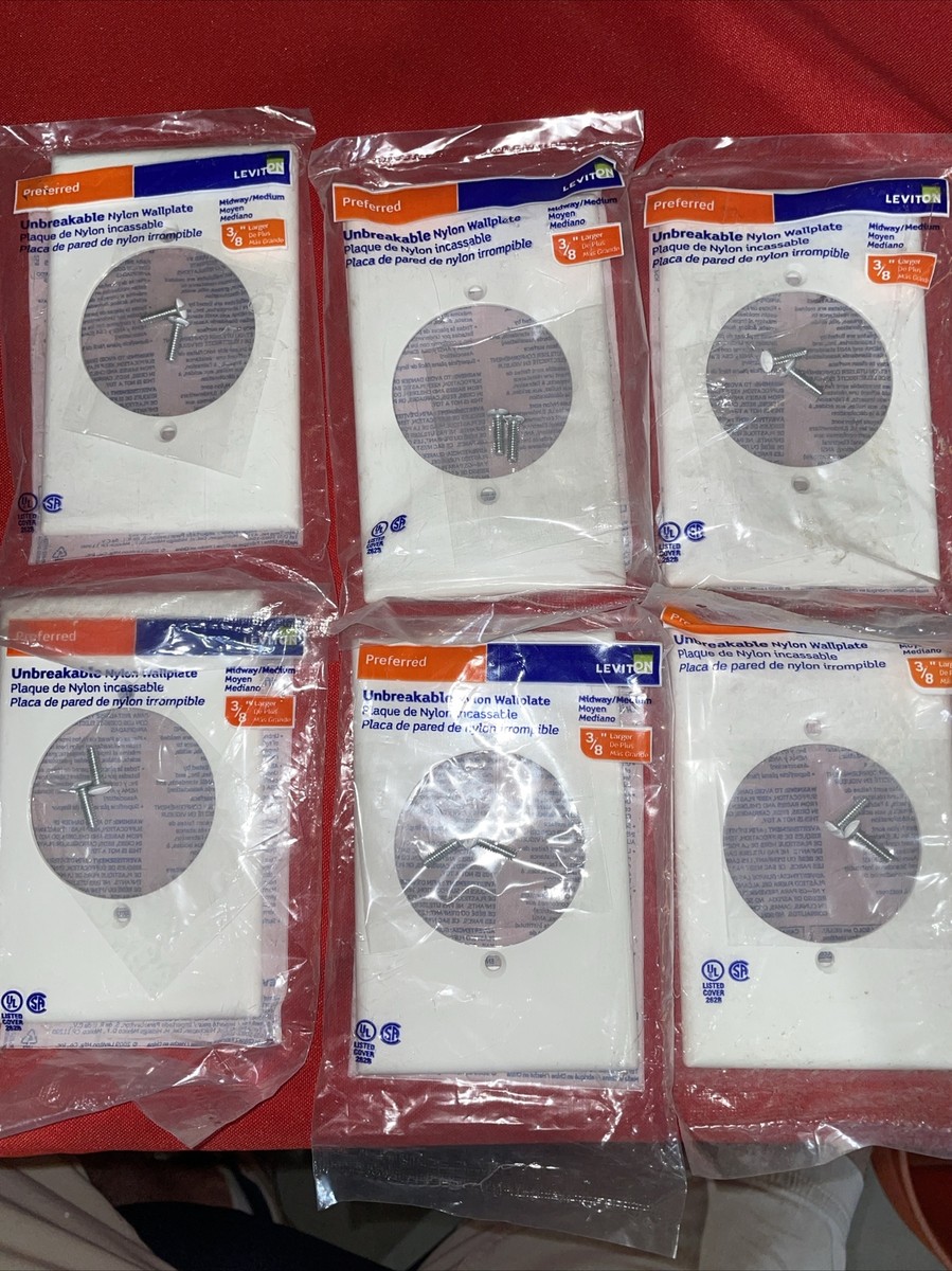 WSTWD_KUWAです。 6)Leviton 80728-W 1 Gang Midway Outlet Receptacle Wallplates