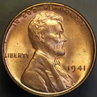 1941 LINCOLN CENT BU FRESH FROM ORIGINAL ROLL-LOT-120