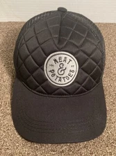 Meat & Potatoes Hat Cap Mesh SnapBack Black