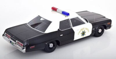 Auto Miniatur Dodge Monaco Polizei Verfolgung California Highway Patrol 1/18