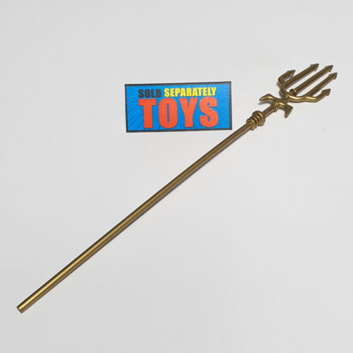 DC Direct Justice League Series 2 Aquaman TRIDENT 2005 Alex Ross gold accessory - Picture 3 of 6