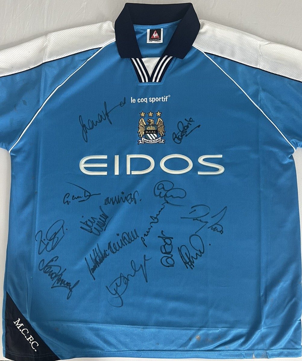 ウェア 99/01 Le Coq ManchesterCity  Shirt The Retro Kit | Manchester City 1999/01 Home Kit