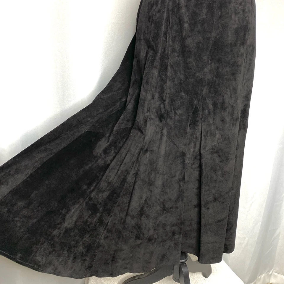 DOUBLE D Ranch女式麂皮绒中裙  — 第 2/4 张图片