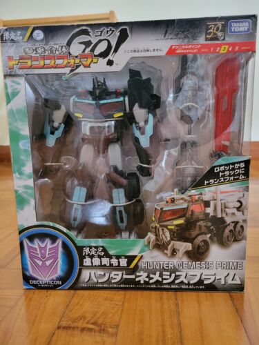 Exclusive Transformers Go! Nemesis Prime Beast Hunters Optimus Prime NIB