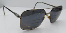 Vintage SRO Buck Silver Square Pilot Metal Sunglasses USA FRAMES ONLY