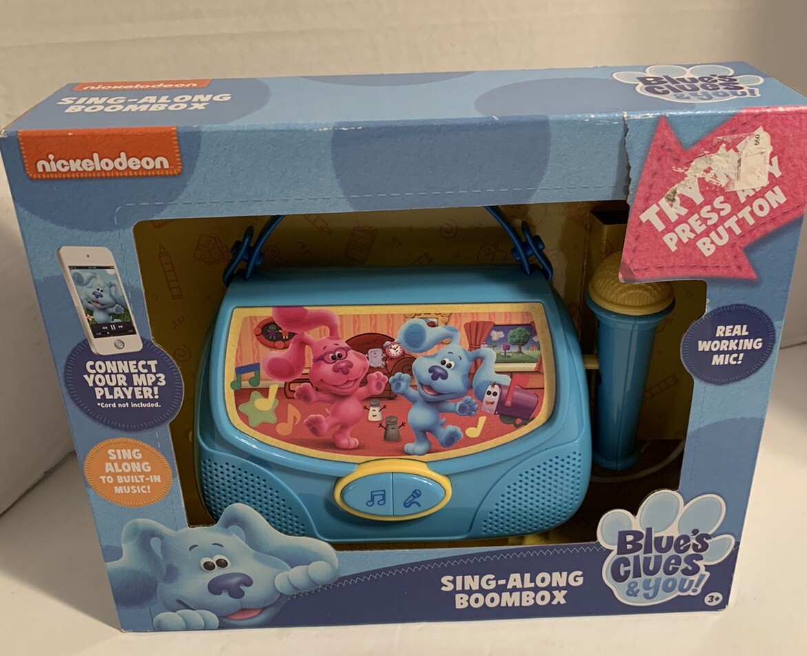 NEW And Nickelodeon Blue's Clues You Boombox Sing Along