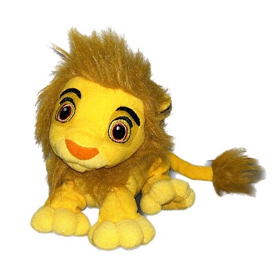 Vintage Disney König der Löwen Stofftier Plüsch Figur 2002 Hasbro rare Simba