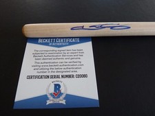 Chris Layton Double Trouble SRV Autographed Signed  DRUMSTICK BAS Certified #1