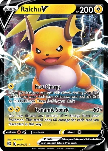 Raichu V 045/172 Swsh09: Brilliant Stars