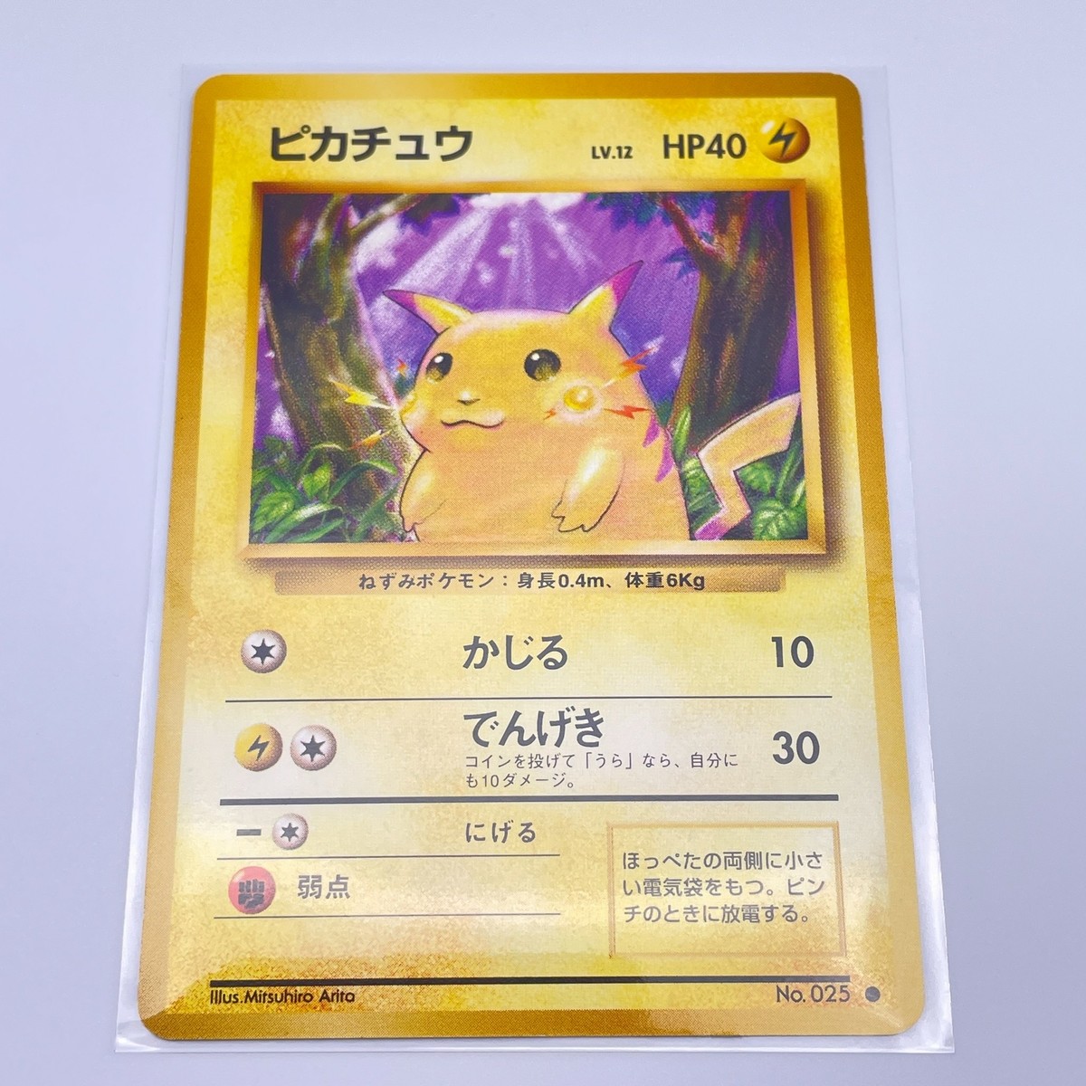 ピカチュウ lv.12 Pokemon Card Pikachu Lv.12 No.025 | eBay