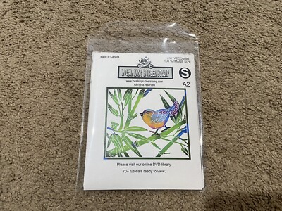 Local King Rubber Stamp & Die Cut Combo Set 2017 Bamboo Eastern Bluebird
