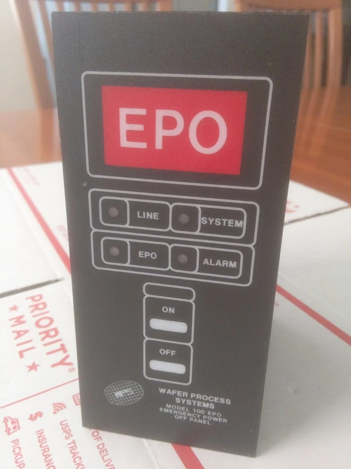 SISTEMAS DE PROCESO DE OBLEAS 100 EPO PANEL DE APAGADO DE EMERGENCIA, NUEVO, 60 DÍAS DE GARANTÍA Foto 2 de 4