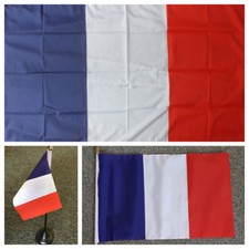 France Hand Table Flag Francais French Rugby Football Paris Wine Cheese Holiday