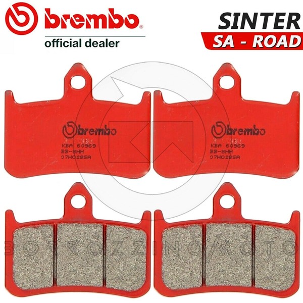 4 BremsbelÄGe Vorn Brembo ROT Sintered FÜR Honda CB X4 1284 1997-image