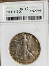 MS 60 Graded Liberty Walking Half Dollars (1916-1947) for sale | eBay