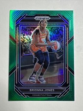 2023 Panini Prizm WNBA Green Prizm Parallel #47 Brionna Jones Connecticut Sun
