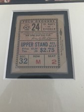 10/24/1936 ST. MARYS VS FORDHAM COLLEGE FOOTBALL TICKET STUB (Vince Lombardi )