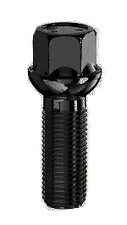 B-s17d27-znnitt Otis Inc La European Made Lug Bolt M14x1.5x27 Ball Seat Black