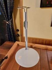 Vintage JC Penny Doll/Bear Stand, Adjusts from 14" - 23.5" - White, Very Good