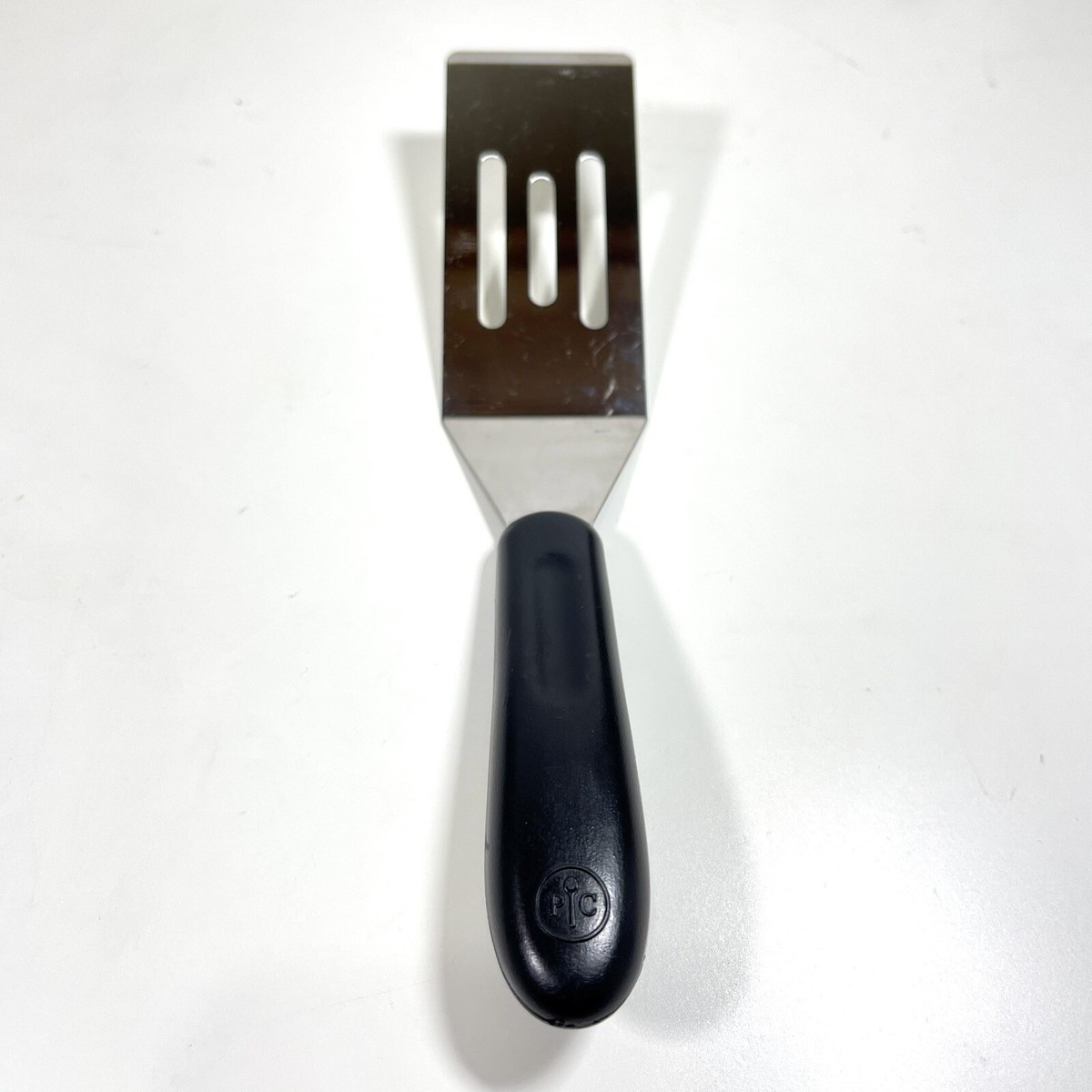 The Pampered Chef Mini Spatula Black Handle Chef Hat Logo