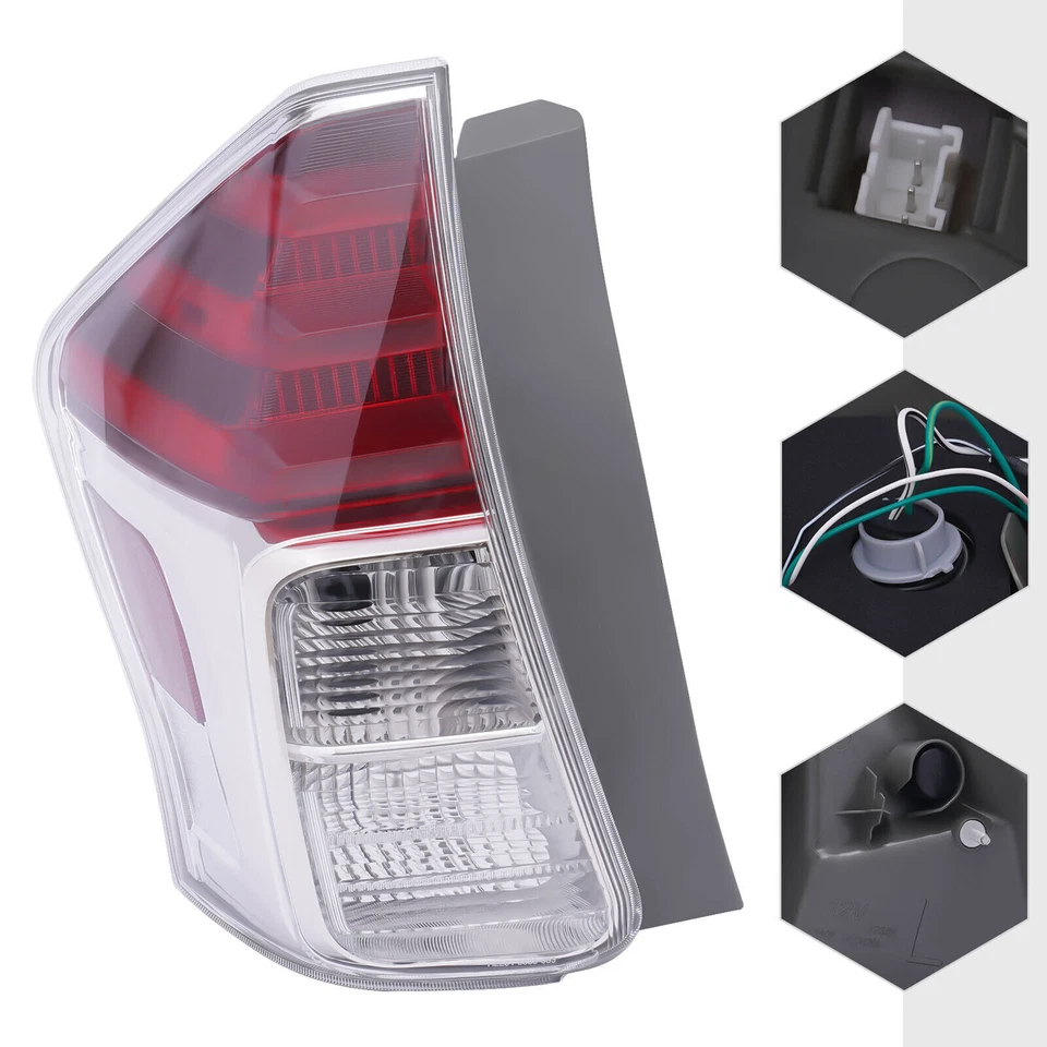 Rear Light Tail Light For 2015 2016 2017 2018 Toyota Prius V Left Driver's Side - Image 2 of 4