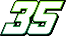 NEW FOR 2025 - #35 Riley Herbst Racing Sticker Decal SM thru XL - various colors