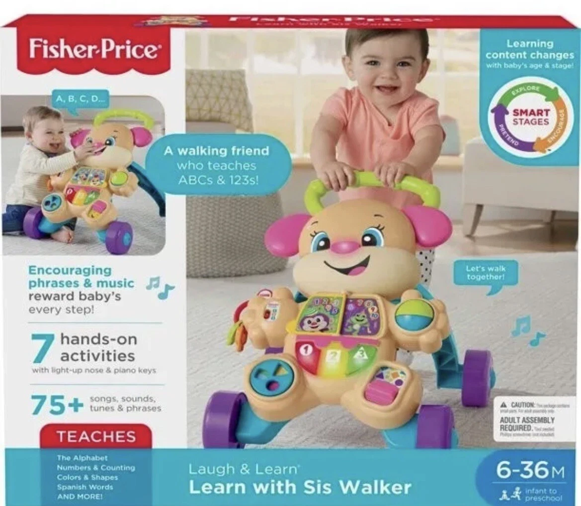 Fisher Price Laugh Learn Baby Walker with Smart Stages Learning