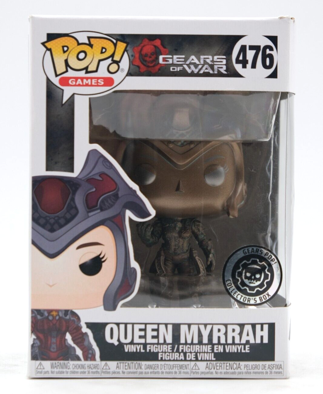 Funko Pop! Queen Myrrah #476 Vinyl Figure Gears Of War Collectors Box