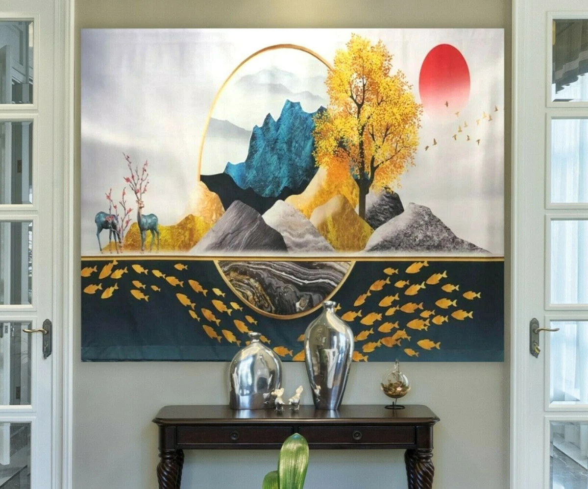 Tapestry nature scene sale