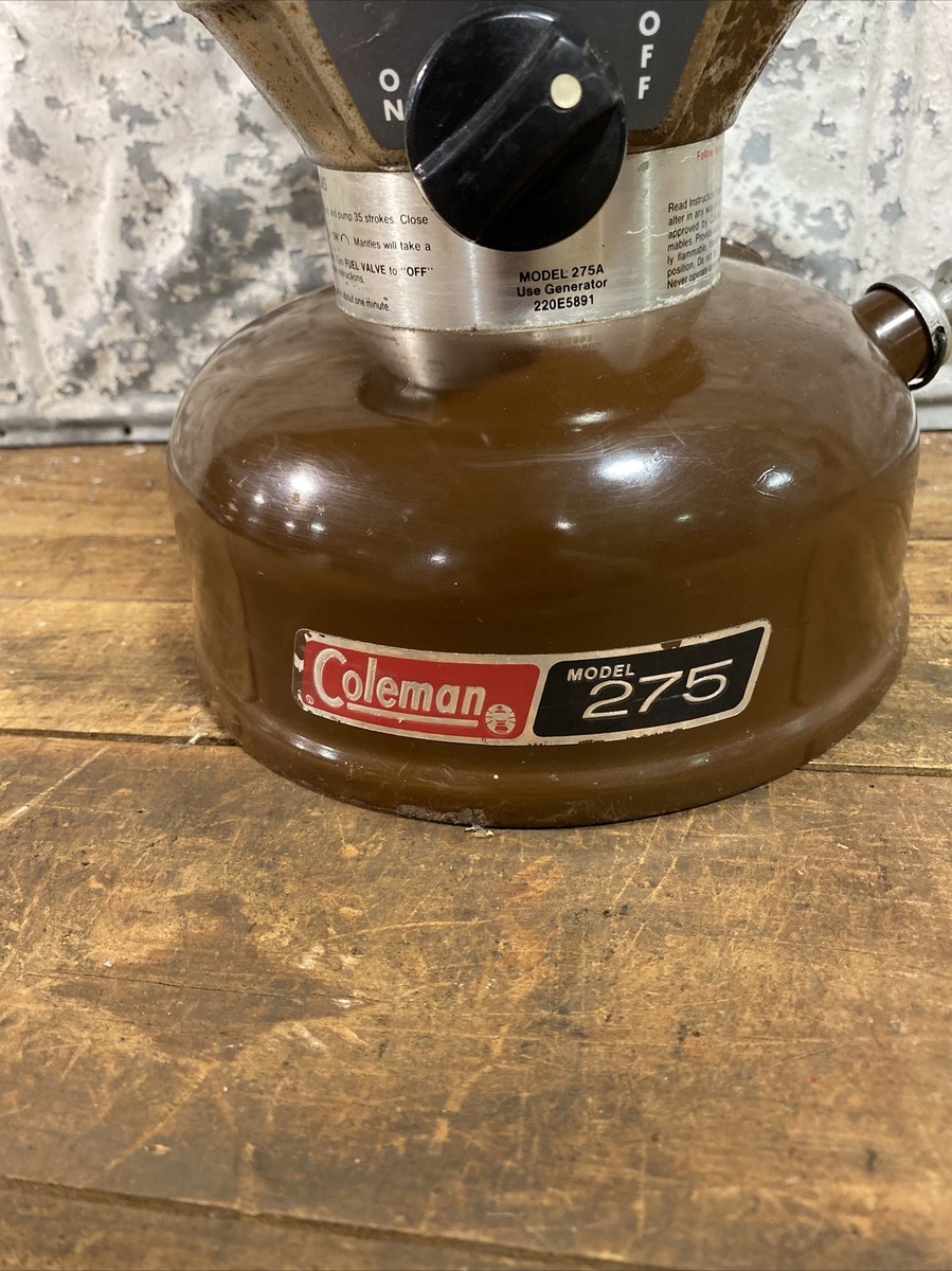 Brown Coleman 1982 Lantern Model 275 Double Mantle Dated 11