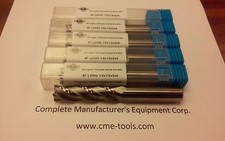 5pcs 1/2"x2x4 long length solid Carbide End Mills 4 Flt S/E 1006-12L400 --new