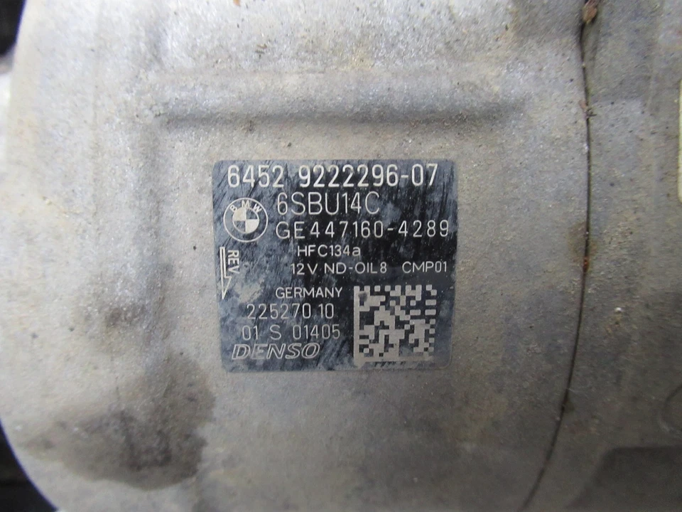 2015 BMW 1 SERIES 116I SPORT F20 1.6 PETROL MK2 AIR CON PUMP (N13B16A) REF17412 - Image 2 of 4