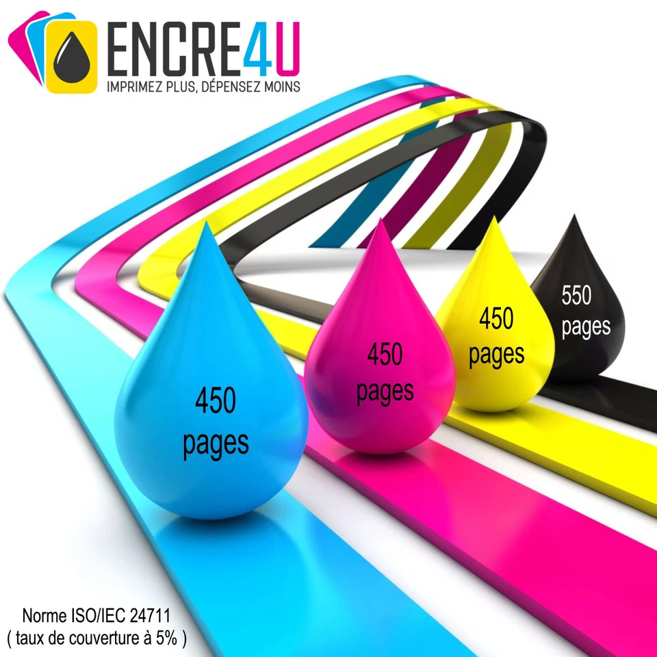 PREMIUM - Cartouches d'encre compatibles avec Epson ( série T1285 XL / Renard ) - Photo 2/4