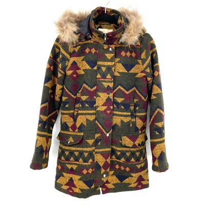 ETHEREAL by Paper Crane Aztec Zip Snap Button Removable Faux 