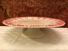 Kuchenplatte Tortenplatte auf Sockel french/belge shabby chic Manufaktur Nimy