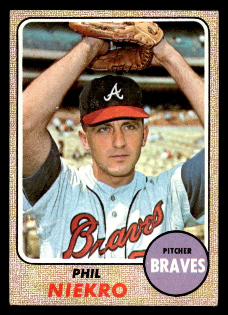 1968 Topps Phil Niekro Atlanta Braves 257 EX Y1971