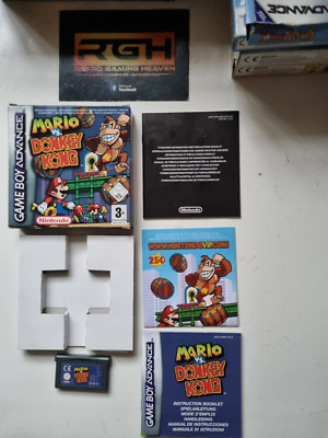 MARIO VS DONKEY KONG NINTENDO GAMEBOY ADVANCE EUR SPIEL KOMPLETT NEAR MINT SPEICHERT