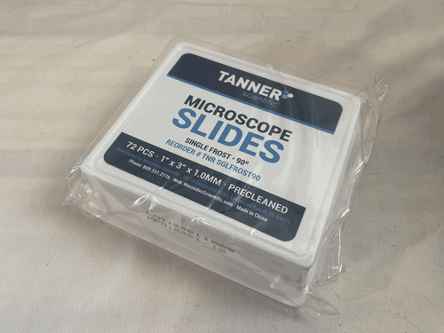1 new case (1440) TANNER SCIENTIFIC MICROSCOPE SLIDES TNRSGLFROST90 1"X3" 1.0MM - Picture 4 of 8