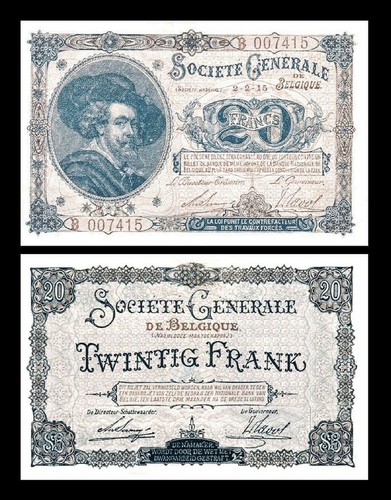 2x 1 - 1.000 Francs - Édition 1915 - 1918 - Reproduction - B 18 - Picture 6 of 9
