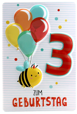 UK Greetings Glückwunschkarte Für Tochter – Mit Umschlag, Luftballon-Design, 149x229 Mm