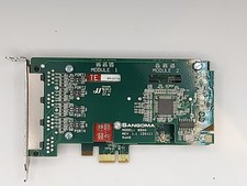 Sangoma VOIP PBX Gateway Telephony Card  B500 Rev1.1 Quad AFT  Rev2.3 Base 2009