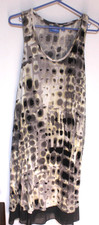Simply Vera Vera Wang Snakeskin Print Sleeveless Mid-Calf Dress Sz Large