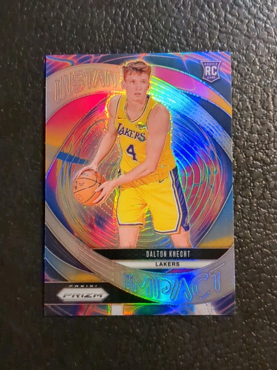 Dalton Knecht RC 2024-25 Panini Prizm Instant Impact Silver Prizm #5 Lakers NBA
