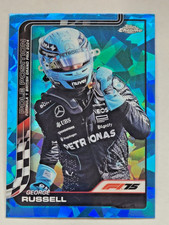 2025 Topps Chrome Sapphire Refractor F1 Formula 1 #119 George Russell