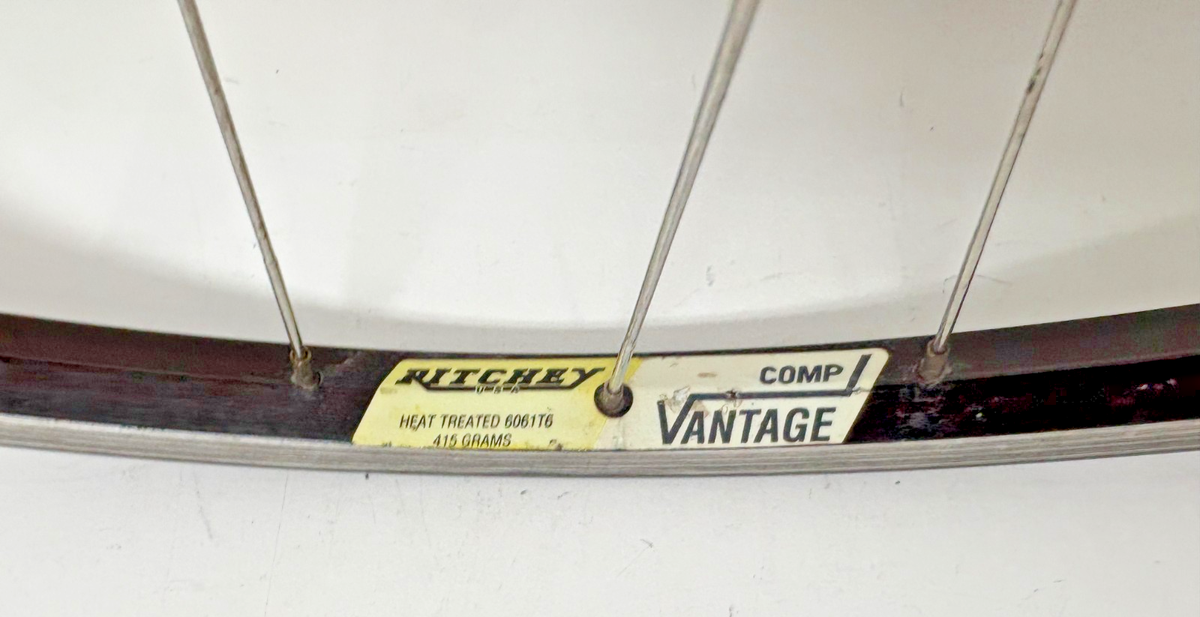 Vintage Ritchey Vantage Comp 32-Spoke Black Aluminum 26