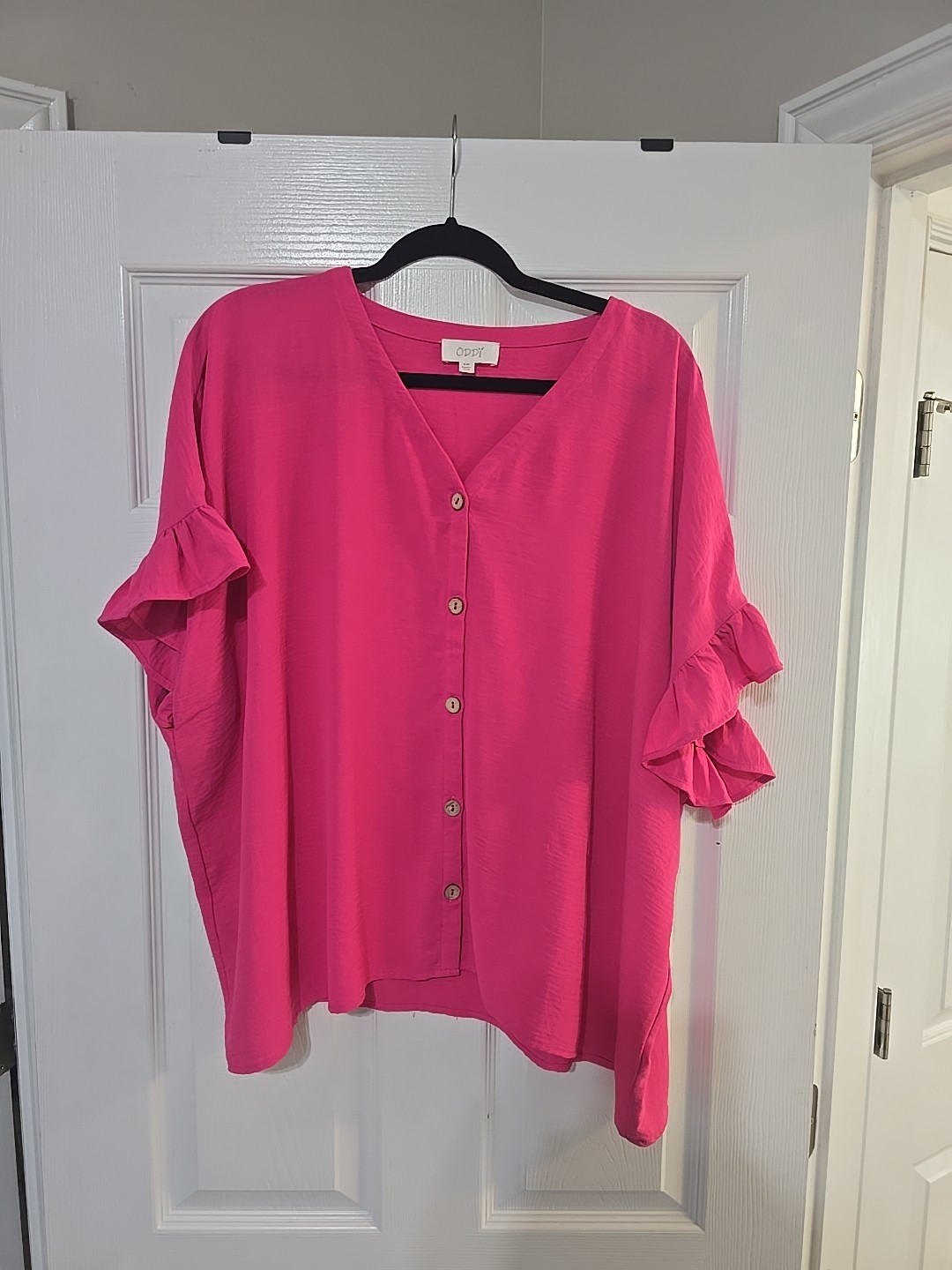 ODDY Pink Blouse Size Small/Medium - image 1