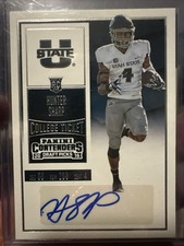 2016 Panini Contenders Draft Picks - College Ticket Hunter Sharp #189 Blue Foil