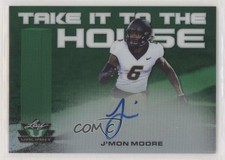 2018 Leaf Valiant Take it to the House Green 32/60 J'Mon Moore #TH-JMM Auto a0s